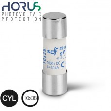 Φυσίγγιο-Κυλινδρική Ασφάλεια 10x38mm 10A 1000V DC gR Φωτοβολταϊκών DF Electric 88-10100